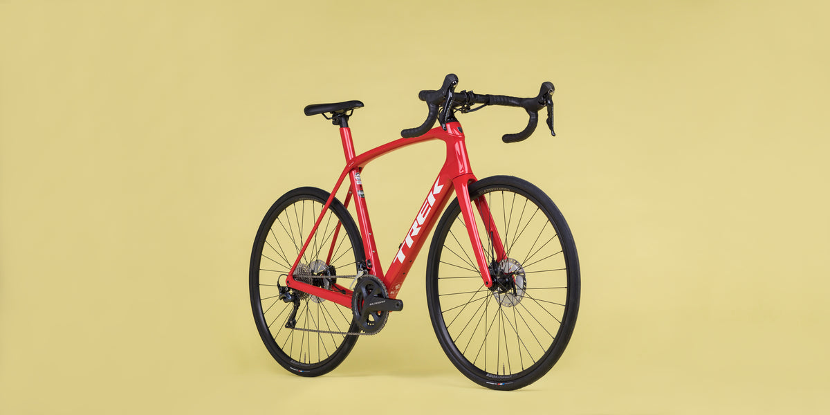 red trek road bike